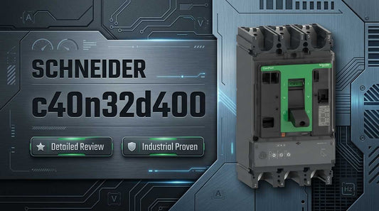 Schneider C40N32D400 ComPacT NSX400N 400A 3-pole MCCB with MicroLogic 2.3 trip unit for industrial feeder protection