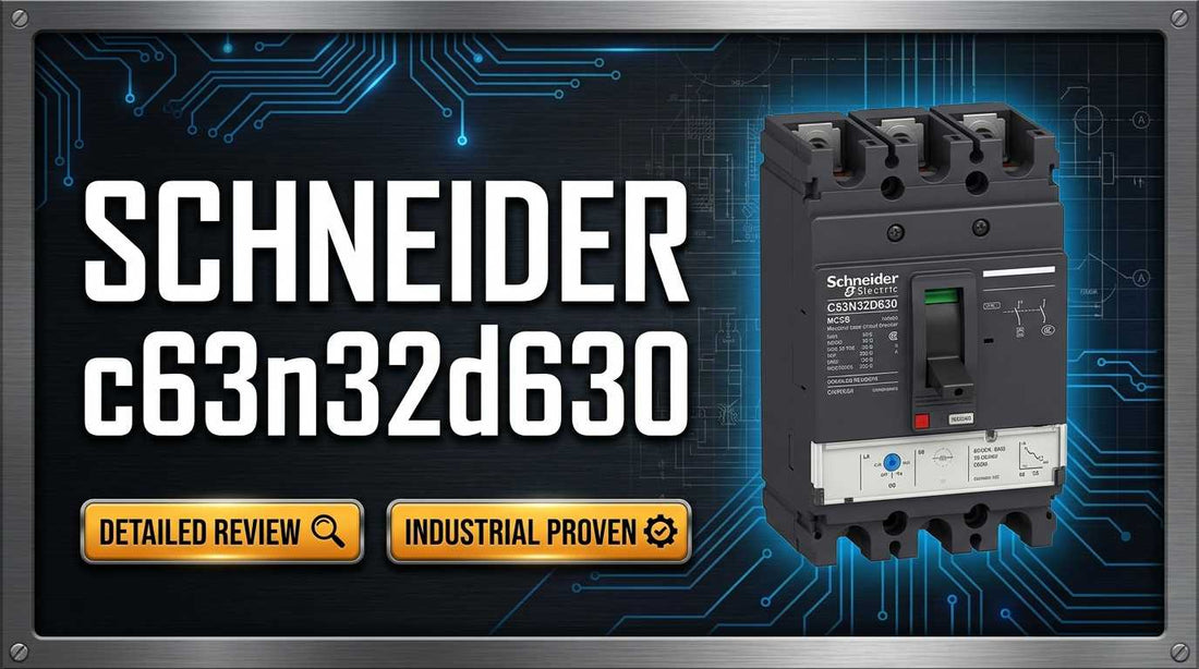 Schneider Electric C63N32D630 ComPacT NSX630N 630A molded case circuit breaker with MicroLogic 2.3 trip unit for industrial power distribution