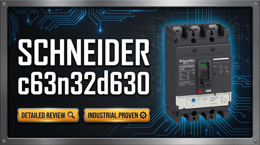 Schneider Electric C63N32D630 ComPacT NSX630N 630A molded case circuit breaker with MicroLogic 2.3 trip unit for industrial power distribution
