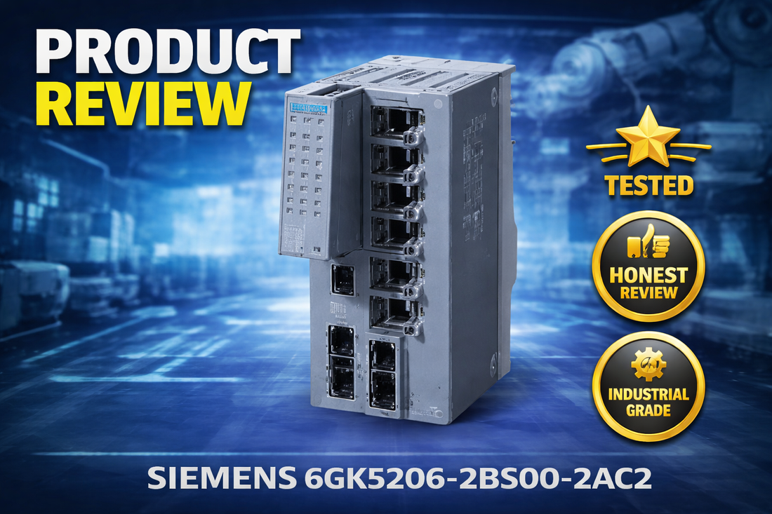 Siemens 6GK5206-2BS00-2AC2 SCALANCE XC206-2SFP managed Layer 2 industrial Ethernet switch for production cell automation