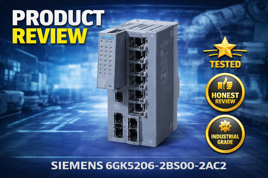 Siemens 6GK5206-2BS00-2AC2 SCALANCE XC206-2SFP managed Layer 2 industrial Ethernet switch for production cell automation