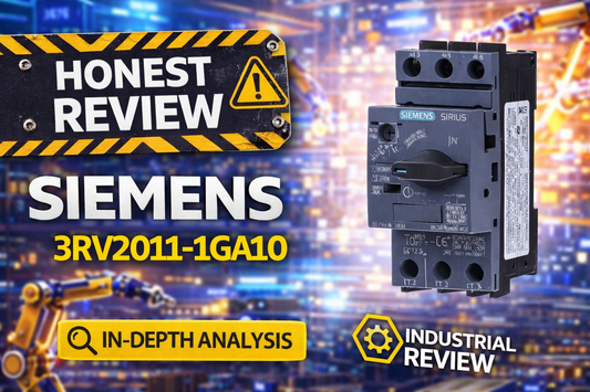 Siemens 3RV2011-1GA10 SIRIUS S00 motor protection circuit breaker 6.3A 690V DIN rail three-pole screw terminal