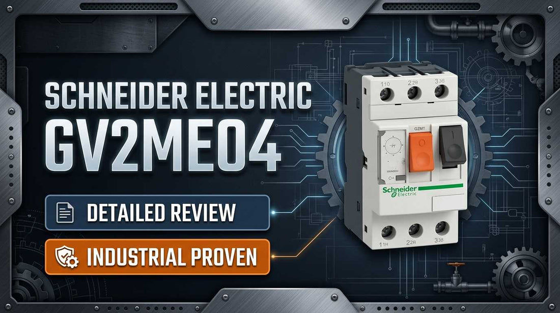 Schneider Electric GV2ME04 TeSys Deca manual motor starter and protector, 45mm DIN rail, for three-phase motor panels