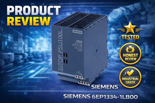 Siemens 6EP1334-1LB00 SITOP PSU100L 24V 10A stabilized power supply DIN rail mount for industrial automation cabinets