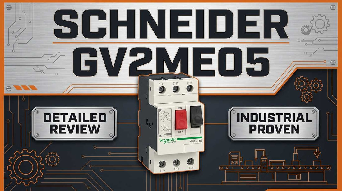 Schneider Electric GV2ME05 TeSys Deca manual motor starter 0.63-1A pushbutton three-phase motor protection device