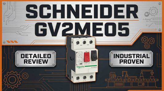 Schneider Electric GV2ME05 TeSys Deca manual motor starter 0.63-1A pushbutton three-phase motor protection device