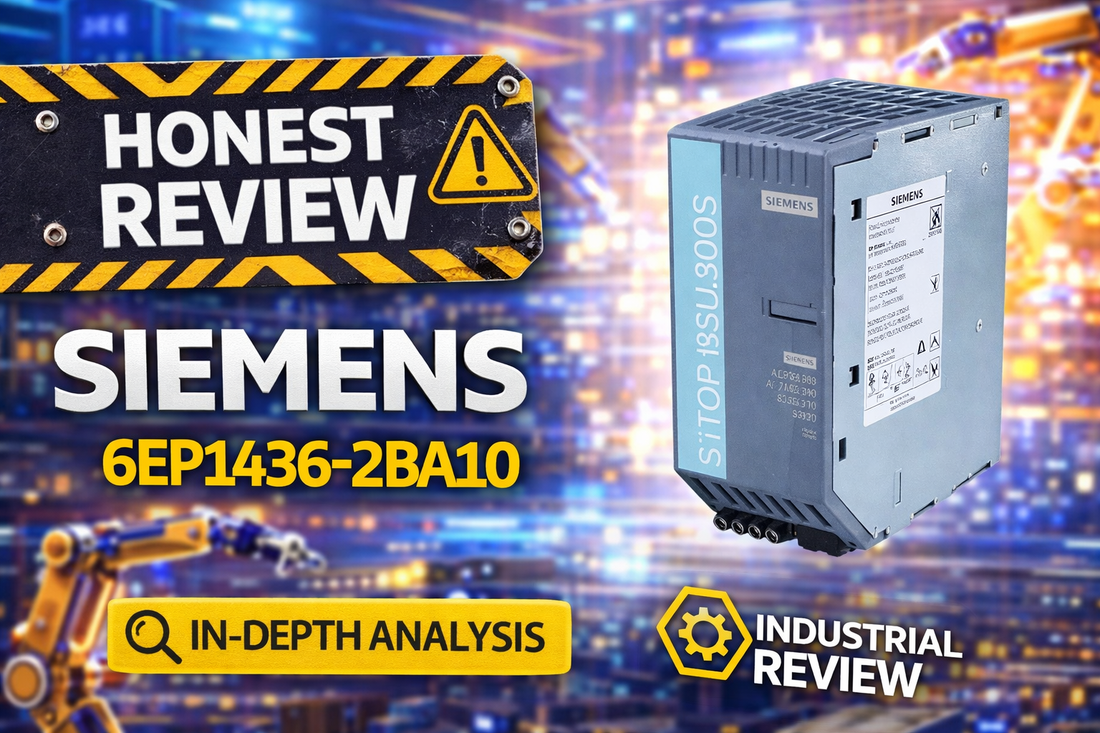 Siemens 6EP1436-2BA10 SITOP PSU300S 20A stabilized 24V DC DIN rail power supply for industrial control panels