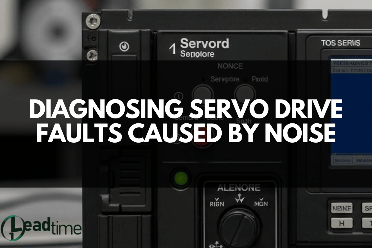 Diagnosing servo drive faults caused by noise – LEADTIME