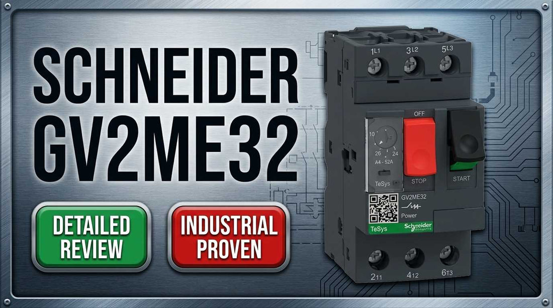 Schneider Electric GV2ME32 TeSys Deca manual motor starter 32A thermal-magnetic for industrial panel installation