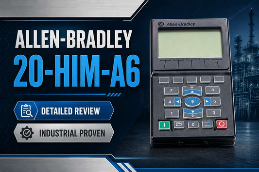 Allen-Bradley 20-HIM-A6 PowerFlex 7-Class Enhanced LCD Human Interface Module for drive commissioning and diagnostics
