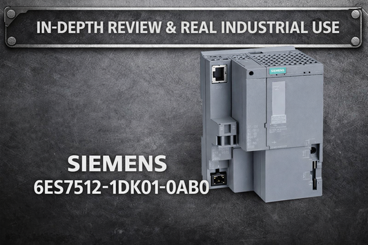 Siemens 6ES7512-1DK01-0AB0 CPU 1512SP-1 PN distributed CPU module for SIMATIC ET 200SP DIN rail automation system