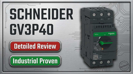 Schneider Electric GV3P40 TeSys Deca 40A 600V manual motor starter and protector for three-phase industrial motor circuits